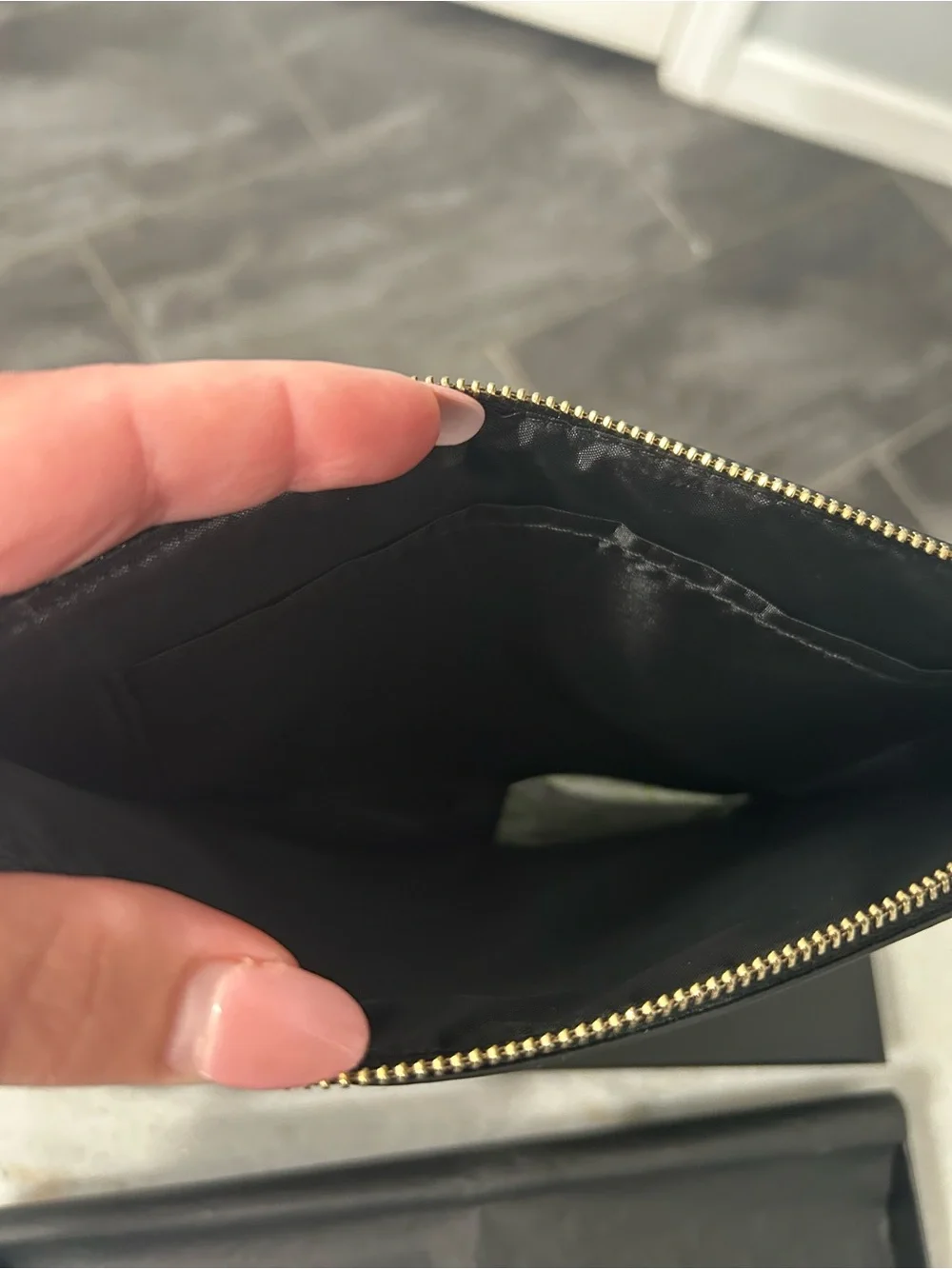 Dolce & Gabbana Beauty Black and Gold Embossed Pouch 💥NWT💥